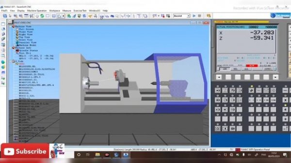 How to operate SSCNC Software model fanuc oitf.