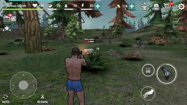 Dark Days: Zombie Survival (Android) Gameplay