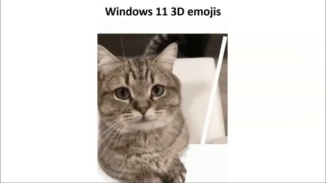 Windows 11 3D emojis смотреть онлайн