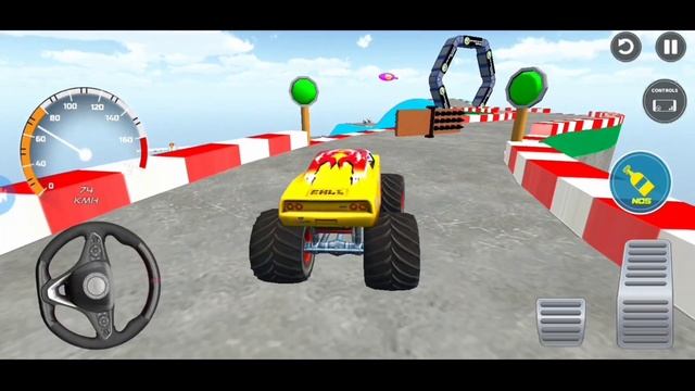 monster truck mega ramp driving high graphics game Android 👇 download now#offlinegame#monster смотреть онлайн