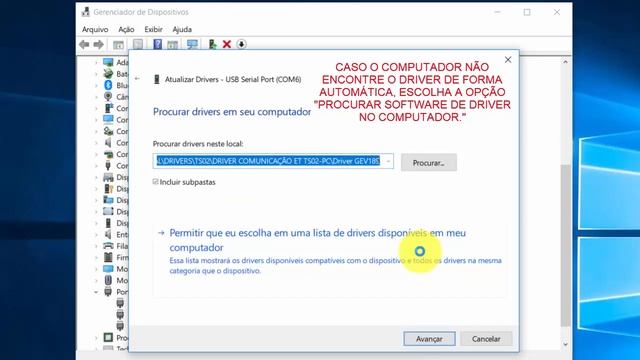 Instalação de Driver de cabo modelo GEV189 e/ou GEV267 смотреть онлайн