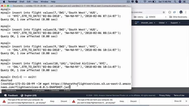 AWS Spring Boot Deployment - 7 Get , Run APP and Test смотреть онлайн
