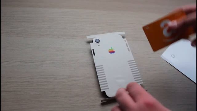 Retro Apple Skin Wrap on the iPhone XR - SlickWraps смотреть онлайн
