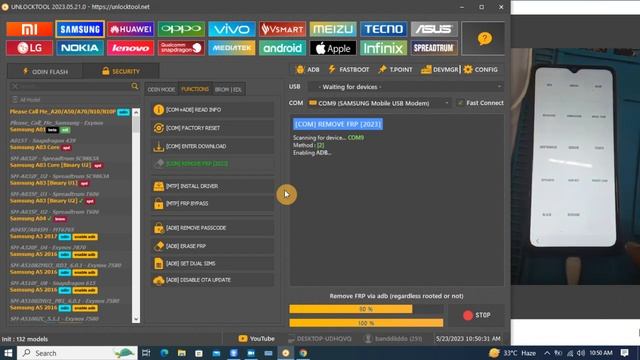 SAMSUNG A12 SM-A125F FRP GOOGLE ACCOUNT bypass with UNLOCKTOOL смотреть онлайн
