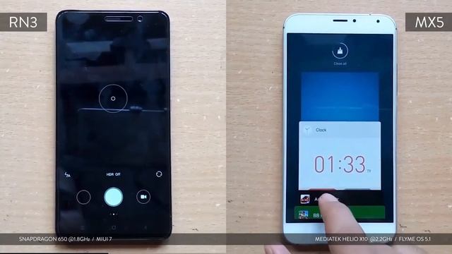 Redmi Note 3 vs Meizu MX5 Speed Test смотреть онлайн