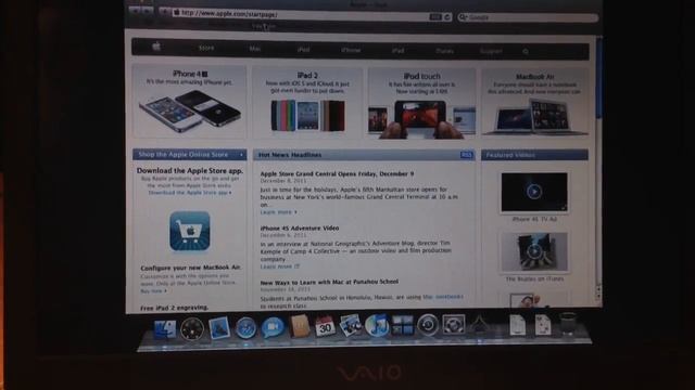 iDeneb 10.5.8 on Sony Vaio TX1XP смотреть онлайн