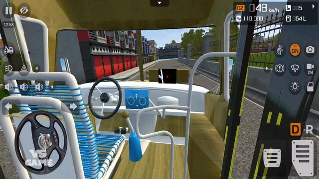 WSP SCHOOL BUS MODE DRIVE - Bus Simulator Game | Bus Simulator Indonesia Android Gameplay смотреть онлайн