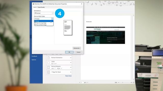 How to select one-time colour and single/double-sided options for Mobility Print Windows users смотреть онлайн