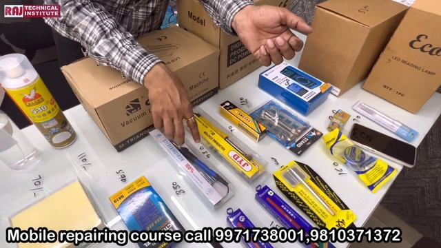 Mobile repairing tools | toolkit with price| mobile repairing course| Raj Technical institute смотреть онлайн