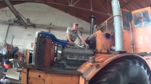 Началось в колхозе утро 8/8-й выпуск 2022г.  Первый запуск купленного ЯМЗ-7511.