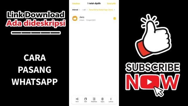 Cara Merubah Tampilan WhatsApp ANDROID Menjadi iPHONE 2021 - Aero iOS WhatsApp V8.80 TERBARU (NO PW смотреть онлайн