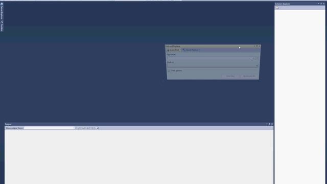 Visual Studio 2010 Find Window смотреть онлайн