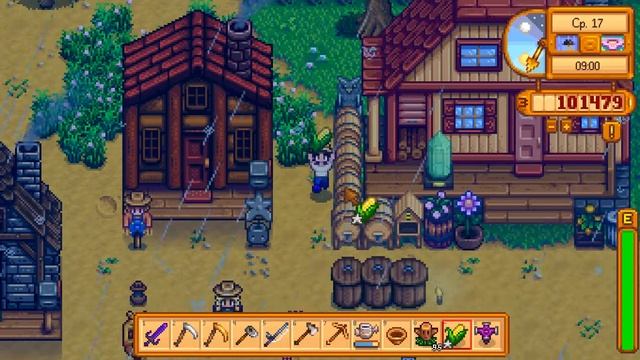 Джунимо карт и только Джунимо карт (ну и новая ферма) | Stardew valley coop #4 смотреть онлайн