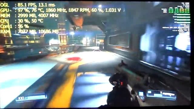 DOOM - GTX 1060 6GB - i7 920 - 1440p Test смотреть онлайн