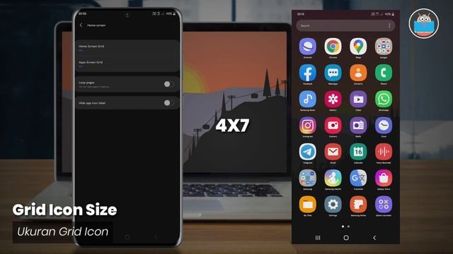 One UI 2 Grid Icon Customize смотреть онлайн