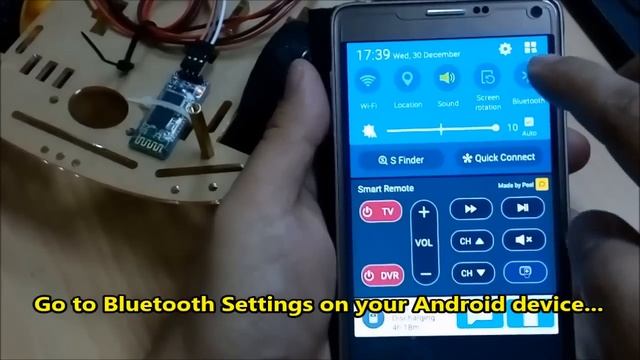 Building and Controlling 4WD Arduino Robot using Android Joystick App смотреть онлайн