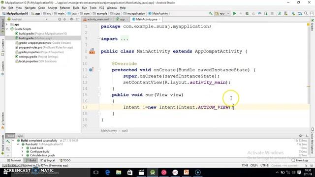 Program Using Implicit Intent,#30 смотреть онлайн