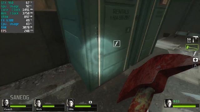 Left 4 Dead 2 GTX 960 + FX 6300 | 1080p60fps (Gameplay Benchmark) смотреть онлайн