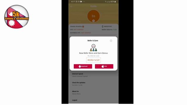 | बिना लगानी पैसा कमाउने तरिका || Moru Digital Wallet || Moru Digital Wallet Refer and Earn Money смотреть онлайн