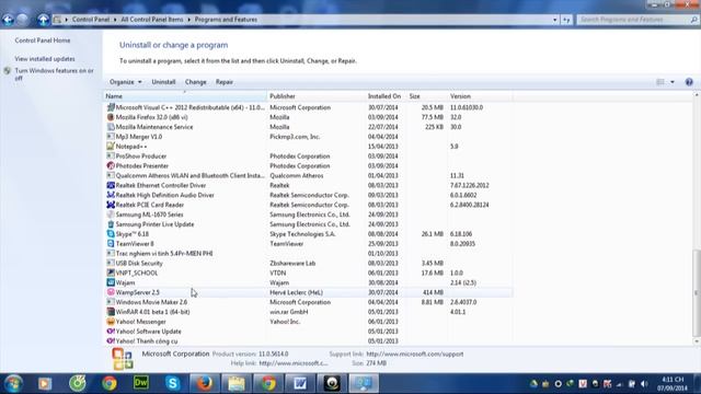 Cách gỡ bỏ phần mềm trên hệ điều hành win 7(Thuyết minh) смотреть онлайн