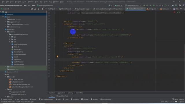 How to Fix Manifest merger failed : android:exported needs to be explicitly specified for element смотреть онлайн