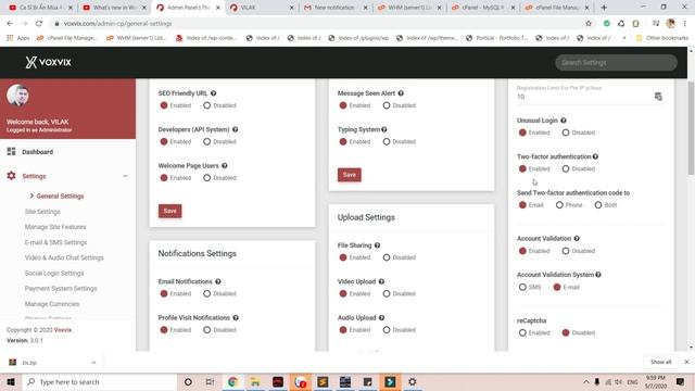 Wowonder inside Admin Dashboard setting смотреть онлайн