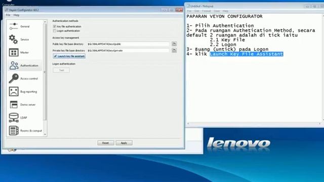 Veyon Software : Pemasangan Client 32-bit (Windows 7)