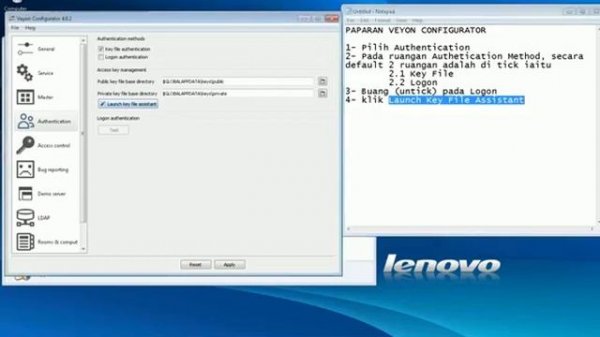 Veyon Software : Pemasangan Client 32-bit (Windows 7)
