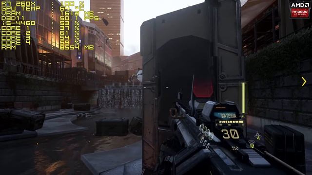 Call of Duty: Advanced Warfare - AMD RADEON R7 260X [GAMEPLAY] смотреть онлайн