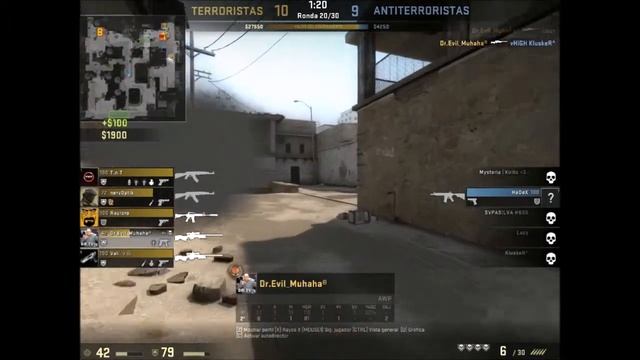Cheater in MM eagle Counter-Strike: Global Offensive. смотреть онлайн