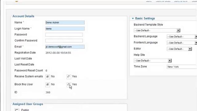 How to block or delete a Super Administrator in Joomla 2.5 смотреть онлайн