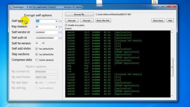 طريقة جعل ملف EBOOT.BIN مفتوح بصيغة elf смотреть онлайн