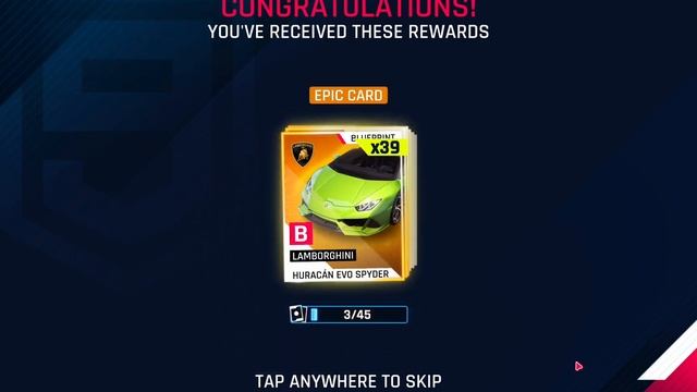 HURACÁN FIRST BLUEPRINTS - 45BP - Starway - Asphalt 9 Legends смотреть онлайн