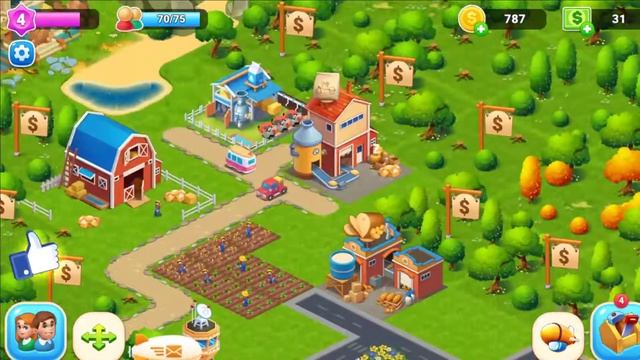 Farm City : Farming & City Building (Gameplay Android) смотреть онлайн