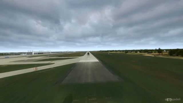 FSX DX9 - Flight Simulator X Test- no sound - (A340 Noseview Landing to Munich HD) смотреть онлайн