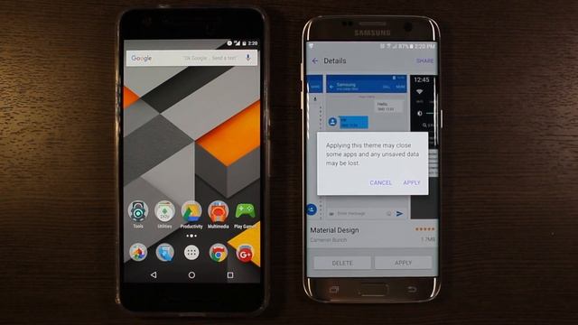 Stock Android Theme on Galaxy S7 & S7 Edge смотреть онлайн