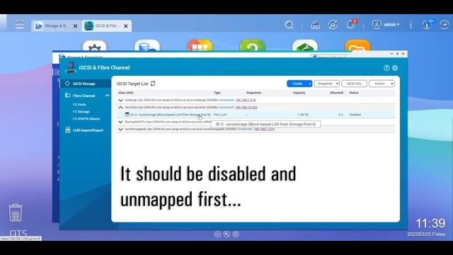 How To Delete iSCSI LUN in NAS (QNAP) смотреть онлайн