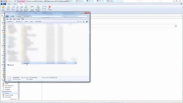 File search - custom launch condition смотреть онлайн