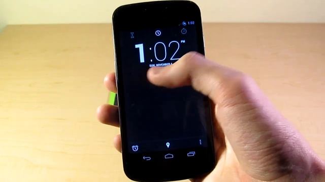 Sneak Peek: Android 4.2 Clock смотреть онлайн