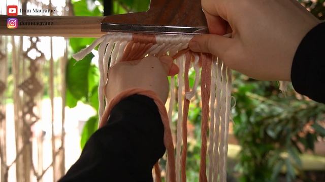 How to Make a Stunning Macrame Coaster with Just One Knot Easy DIY Tutorial смотреть онлайн