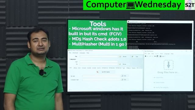 File Checksum & Integrity Check Explained In HINDI {Computer Wednesday} смотреть онлайн