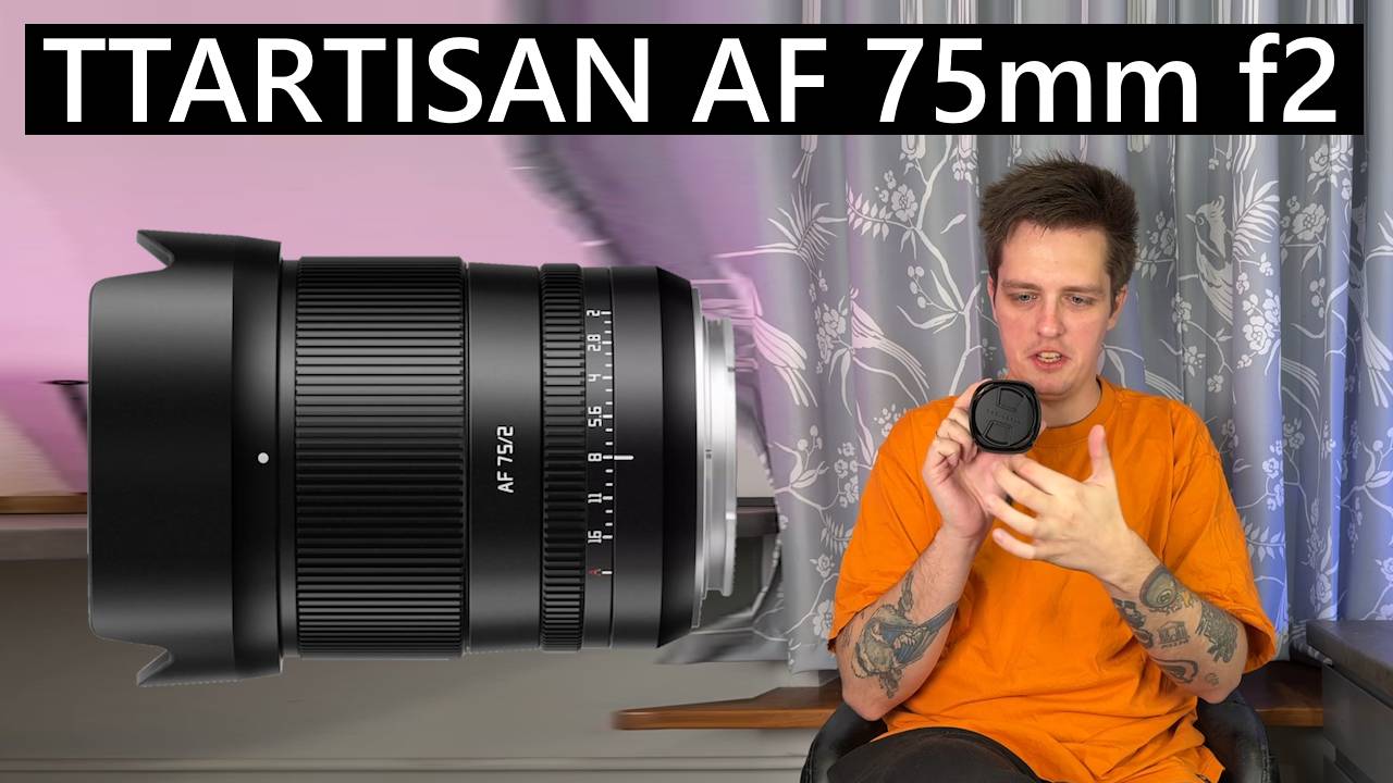 Объектив TTartisan AF 75mm F2 для Nikon Z! Автофокусный и недорогой!