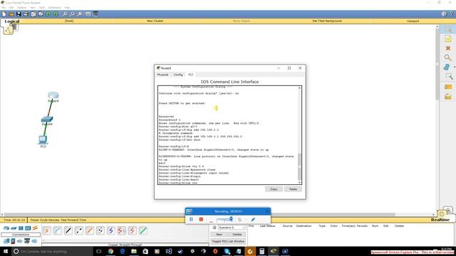 Configuring Telnet on Router and Connecting from PC CCNA/CCENT смотреть онлайн