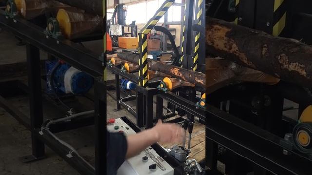 Раскряжевочная линия для бревен 10-45см смотреть онлайн