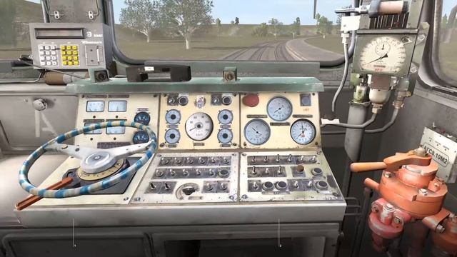 How to start 2TE116 Diesel Locomotive in Trainz Simulator смотреть онлайн