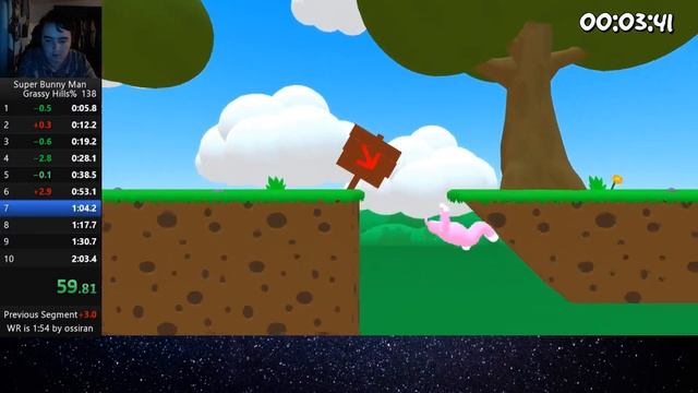 (1:55) Super Bunny Man Grassy Hills% Speedrun смотреть онлайн