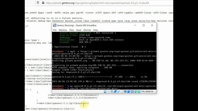 Install packet from ebuild file in Gentoo смотреть онлайн