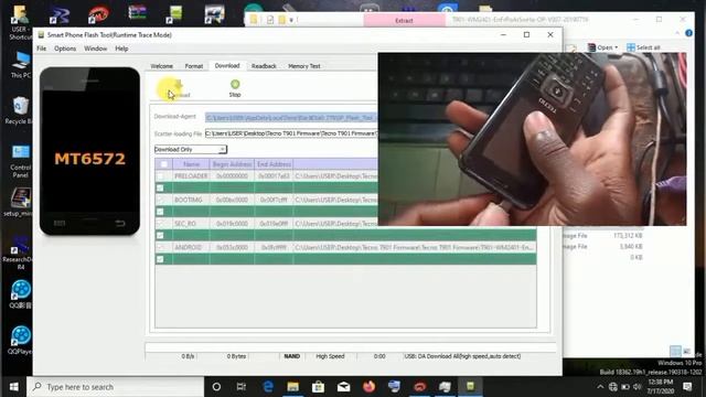 How to Flash Tecno T901 KaiOS with Sp flash tool July 2020 смотреть онлайн
