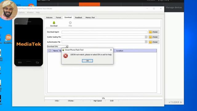 LiB DA not match please re Select DA or Ask for Help Solution Mi flash pro Sp flashtool Problem✅️ смотреть онлайн