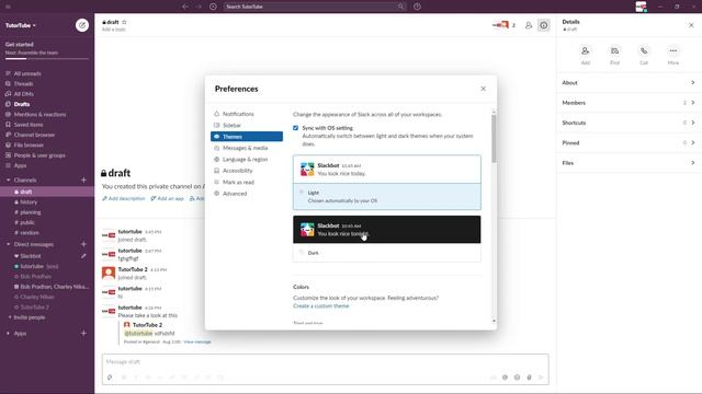 Slack Tutorial - Lesson 25 - Preferences Options смотреть онлайн